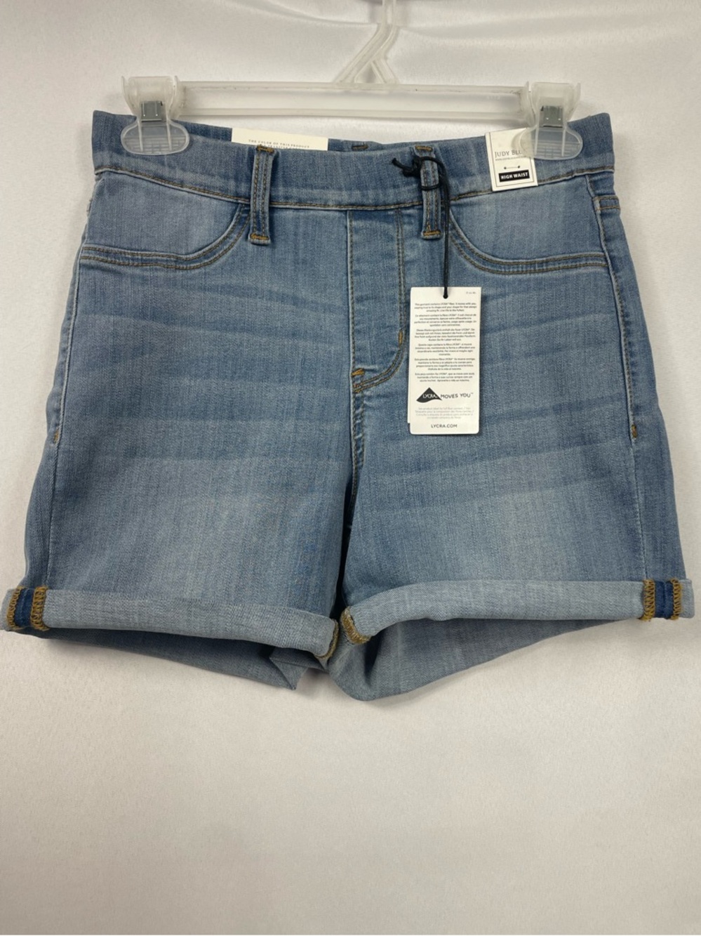 Judy Blue Shorts SM Blue Jean High Waist Casual Stretch New